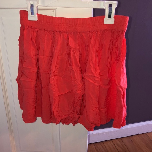 Aeropostale salmon pink flowy skirt - Picture 1 of 4
